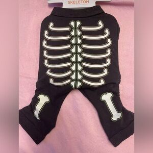 Halloween pet costume Skelton xs new